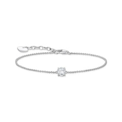 Thomas Sabo Basics Armband mit weissem Zirkonia-Anhänger